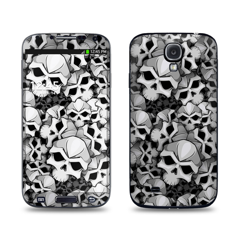 Samsung Galaxy S4 Skin design of Pattern, Black-and-white, Monochrome, Ball, Football, Monochrome photography, Design, Font, Stock photography, Photography, with gray, black colors