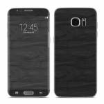 Black Woodgrain Galaxy S7 Edge Skin