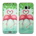 Flamingo Love Galaxy S7 Edge Skin