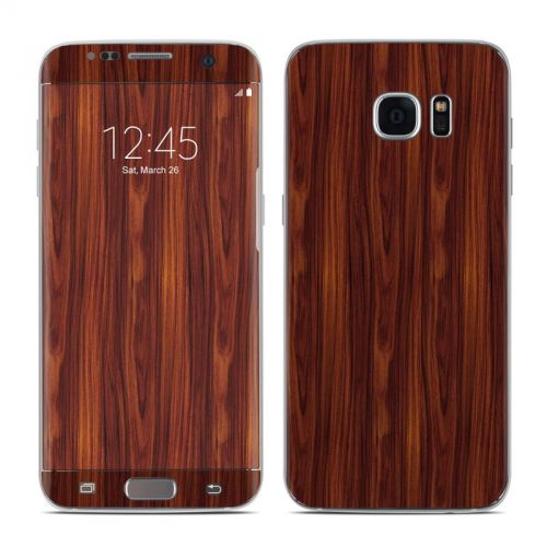 Dark Rosewood Galaxy S7 Edge Skin