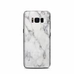 White Marble Samsung Galaxy S8 Skin