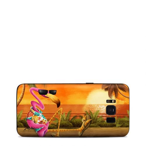 Sunset Flamingo Samsung Galaxy S8 Skin