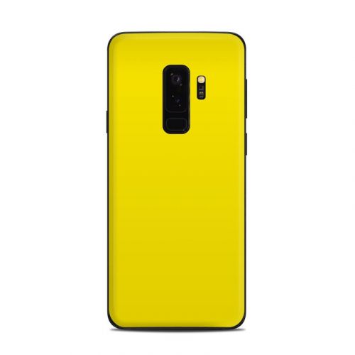 Solid State Yellow Samsung Galaxy S9 Plus Skin