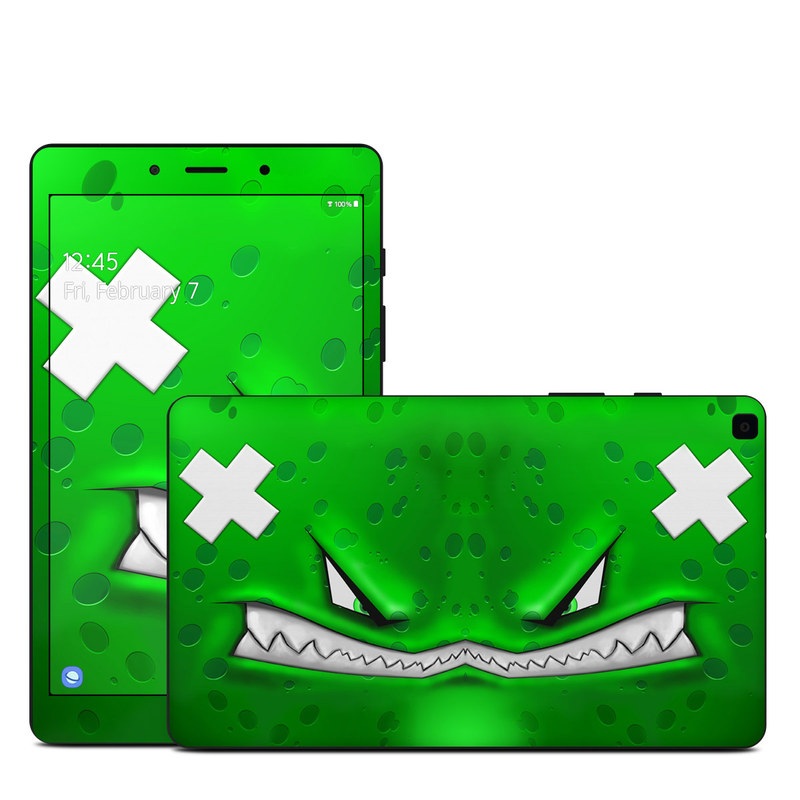 Samsung Galaxy Tab A 8.0 2019 Skin design of Green, Font, Animation, Logo, Graphics, Games, with green, white colors