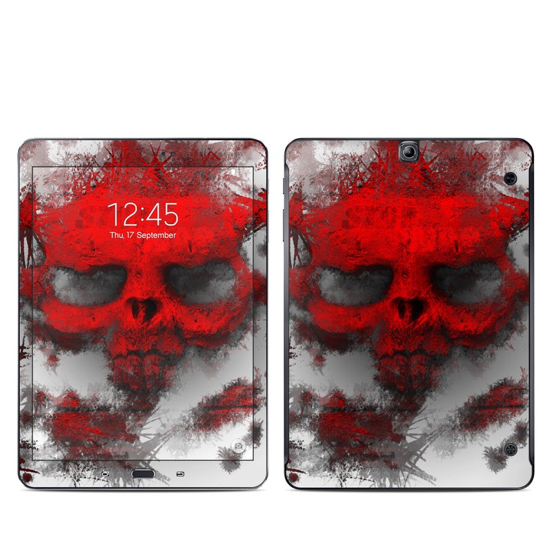  Skin design of Red, Graphic design, Skull, Illustration, Bone, Graphics, Art, Fictional character, with red, gray, black, white colors