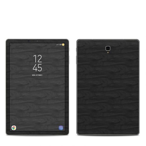 Black Woodgrain Samsung Galaxy Tab S4 Skin