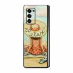 Relaxing on Beach Samsung Galaxy Z Fold2 Skin