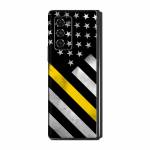 Thin Yellow Line Hero Samsung Galaxy Z Fold2 Skin