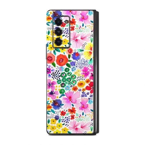 Artful Little Flowers Samsung Galaxy Z Fold2 Skin