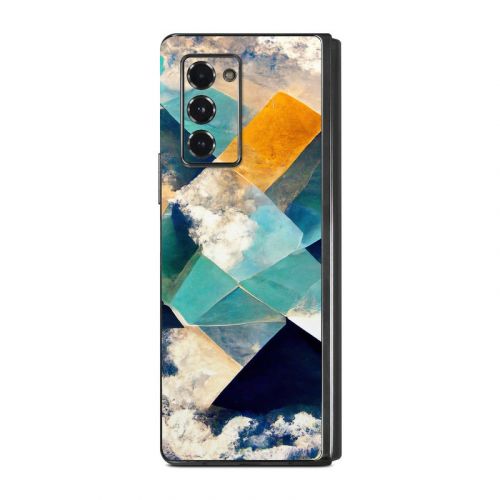 Gold Clouds Samsung Galaxy Z Fold2 Skin
