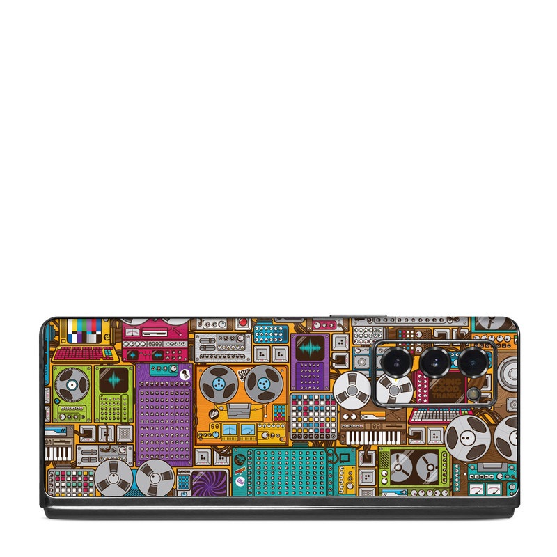 Samsung Galaxy Z Fold2 Skin design of Games, Pc game, Design, Pattern, Screenshot, Art, with gray, black, red, green, blue, purple colors