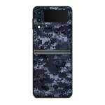Digital Navy Camo Samsung Galaxy Z Flip3 Skin