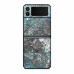Gilded Glacier Marble Samsung Galaxy Z Flip3 Skin