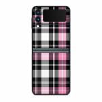 Pink Plaid Samsung Galaxy Z Flip3 Skin