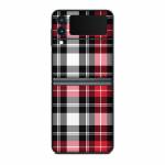 Red Plaid Samsung Galaxy Z Flip3 Skin