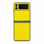 Solid State Yellow Samsung Galaxy Z Flip3 Skin
