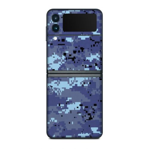Digital Sky Camo Samsung Galaxy Z Flip3 Skin