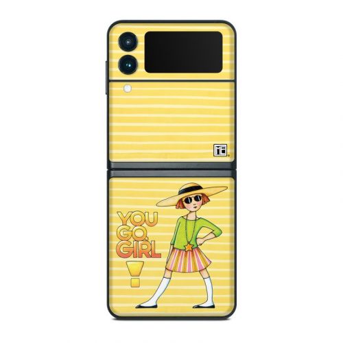 You Go Girl Samsung Galaxy Z Flip3 Skin