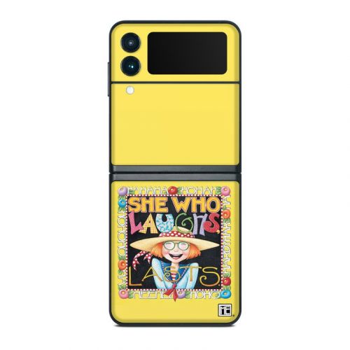 She Who Laughs Samsung Galaxy Z Flip3 Skin