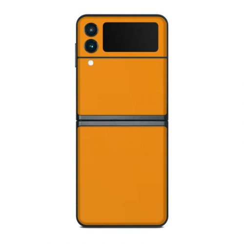 Solid State Orange Samsung Galaxy Z Flip3 Skin