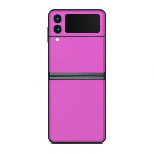 Solid State Vibrant Pink Samsung Galaxy Z Flip3 Skin