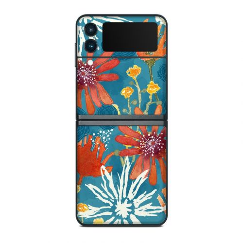 Sunbaked Blooms Samsung Galaxy Z Flip3 Skin