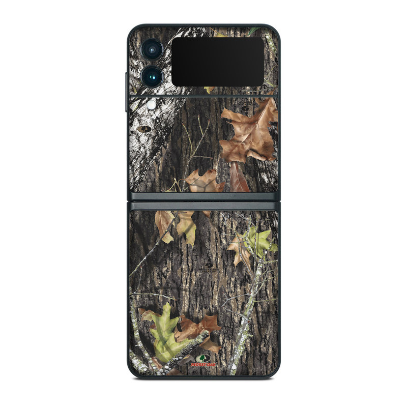 Samsung Galaxy Z Flip3 Skin design of Leaf, Tree, Plant, Adaptation, Camouflage, Branch, Wildlife, Trunk, Root, with black, gray, green, red colors