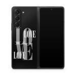 Black Love Samsung Galaxy Z Fold5 Skin