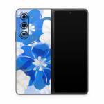 Blue Flowers Samsung Galaxy Z Fold5 Skin
