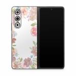 Blush Flower Frame Samsung Galaxy Z Fold5 Skin