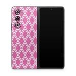 Pink Checks Samsung Galaxy Z Fold5 Skin