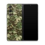 Digital Woodland Camo Samsung Galaxy Z Fold5 Skin