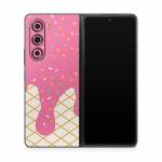 Strawberry Ice Cream Drip Samsung Galaxy Z Fold5 Skin