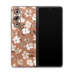 Fresh Flowers Copper Samsung Galaxy Z Fold5 Skin