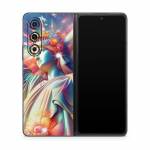 Lady Liberty and Flowers Samsung Galaxy Z Fold5 Skin