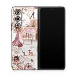 Paris Makes Me Happy Samsung Galaxy Z Fold5 Skin