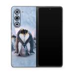 Penguin Heart Samsung Galaxy Z Fold5 Skin
