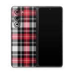 Red Plaid Samsung Galaxy Z Fold5 Skin