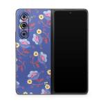 Purple Flowers Samsung Galaxy Z Fold5 Skin