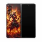 Samurai Fire Samsung Galaxy Z Fold5 Skin