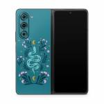 Snake and Flowers Samsung Galaxy Z Fold5 Skin