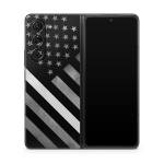 Thin White Line Hero Samsung Galaxy Z Fold5 Skin