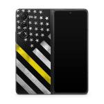 Thin Yellow Line Hero Samsung Galaxy Z Fold5 Skin