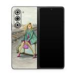 Lulu Waiting by the Train Tracks Samsung Galaxy Z Fold5 Skin