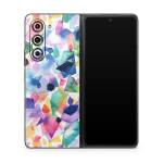 Watercolor Crystals and Gems Samsung Galaxy Z Fold5 Skin