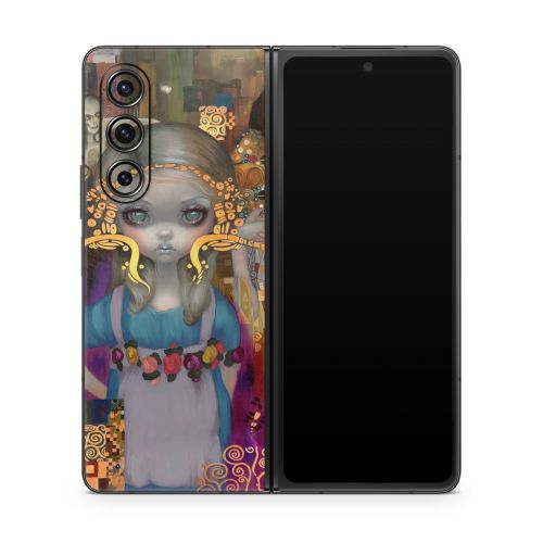 Alice in a Klimt Dream Samsung Galaxy Z Fold5 Skin