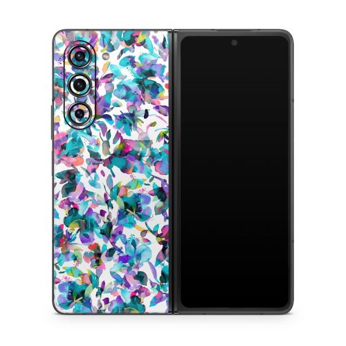 Aquatic Flowers Samsung Galaxy Z Fold5 Skin