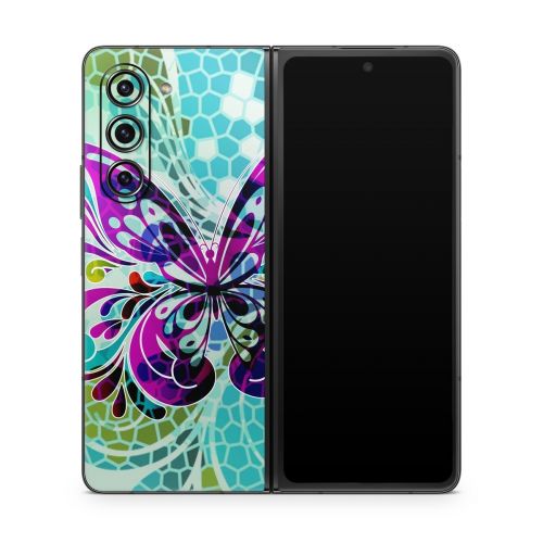 Butterfly Glass Samsung Galaxy Z Fold5 Skin