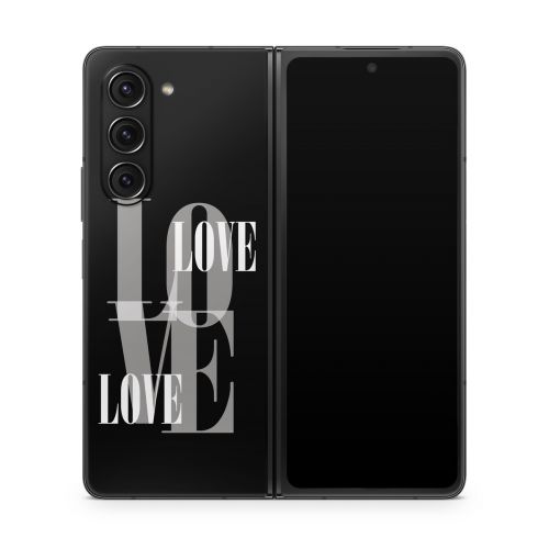 Black Love Samsung Galaxy Z Fold5 Skin
