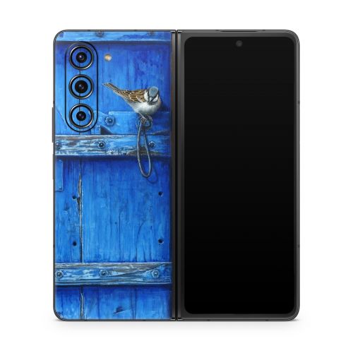 Blue Door Samsung Galaxy Z Fold5 Skin